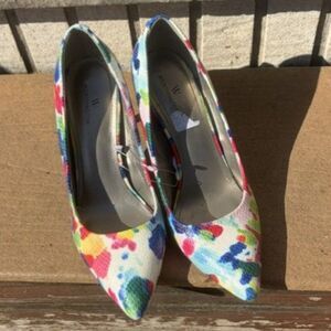 Worthington Women's Shoes Dress Heels Color Splat High Heels - Size 9M